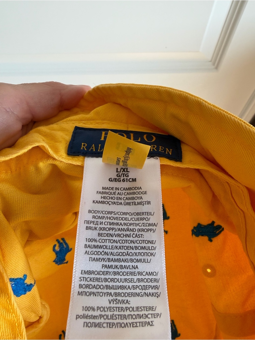 Ralph Lauren Cotton Chino Bucket Hat - Picture 6 of 7